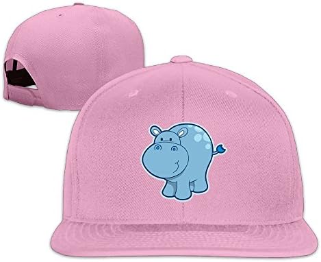 Animal Hippo Classic Plain/Flat Baseball Caps For Men Polo Style Hat Snapback Climbing