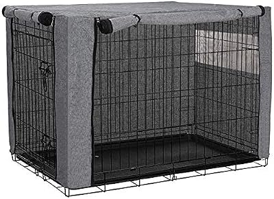 Chengsan Durable Windproof Dog Crate Cover for Metal Crate 49 x 31 x 32
