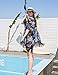 Women's Floral Kimono Cover Up - Lightweight Leopard Chiffon Beachwear for Bikini,Cardigan and Swimwear(One Size,Black)