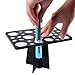 Hismith Tower Tree for Makeup Brushes and Nail Art Brushes,Acrylic Collapsible Air Drying Makeup Brushes Organizer