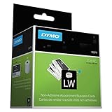 DYMO 30374 LabelWriter Business/Appointment Cards, 2 x 3 1/2, White, 300 Labels/Roll