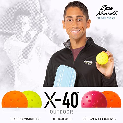 Franklin Sports Outdoor Pickleballs X40 Pickleball Balls USA