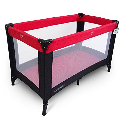 isafe rest and play travel cot with mattress