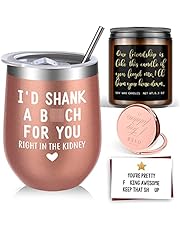 Birthday Gifts for Women Best Friends, Friendship Gifts for Women BFF Gifts Birthday Gifts for Friends Female, Sister Gifts from Sister Lavender Scented Candles Funny Gifts for Women, Her, Friends…