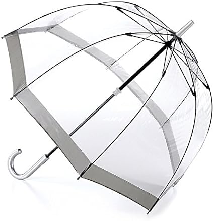 Amazon Co Jp Fulton フルトン 英国王室御用達 高級ビニール傘 バードケージ シルバー 服 ファッション小物