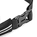 Foot Forward Sports Running Belt Waist Pack Plus, 2 Pocket, iPhone 7 6 6+ 6s 6s+ 5 SE, Android Samsung Note. No Bounce Waterproof Sweat Resistant Exercise Fuel & Dual Bag! Lightest Most Durable!