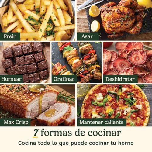 Air Fryer XXL Doble Zona | Sin PFAS | 2x5.2L | Fríe, hornea, deshidrata, mantiene caliente | Cocina 8+ raciones | Piezas lavavajillas