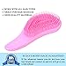 Hair Brush for Women, Detangler Hair Brush for Wet or Dry, KAMOSSA Hair Brush for Thick or Thin, Curly or Straight Detangling Hair - No More Tangle - Adults & Kids - Pink Angel Wing