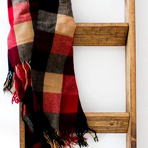 Blanket Ladder, Rustic Blanket Ladder, 5ft Blanket Ladder, Wooden blanket ladder, Nursery Blanket Ladder, Towel Ladder, 5ft - Thumbnail 3