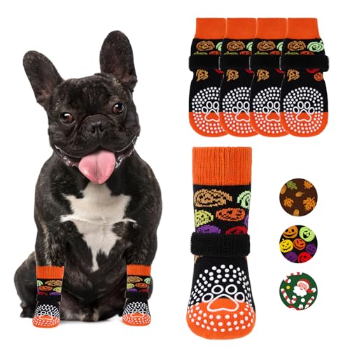 KOOLTAIL Anti Slip Dog Socks for Licking Paws
