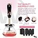 Electric Makeup Brush Cleaner and Dryer - by Livewell - Rechargeable, No Batteries Needed - Clean Make Up Brushes Easily With Professional Spinner Cleanser Tool - Beauty Gifts For Women - Color: Black