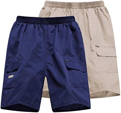New Summer Men's Shorts All Men's Casual Pants Five Sports Pants Pure Beach Shorts,Black,Average Code