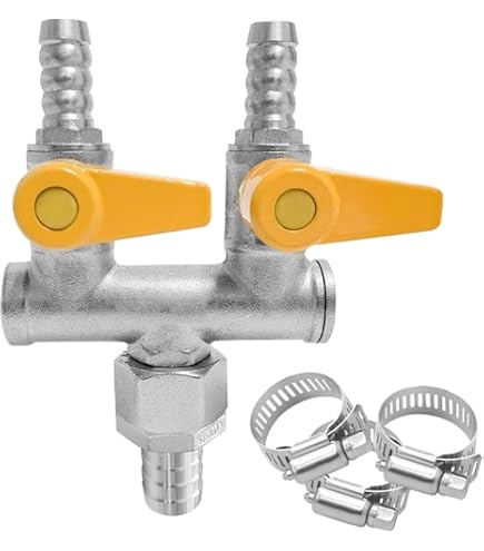 Beduan 3-Way Stainless Ball Valve - 3/8 Hose Barb, Y-Shape, Perfect For Water, Fuel, Air & Gas Lines - View #8