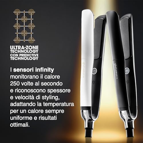 platinum+, Piastra per Capelli Intelligente 26 mm, Bianco
