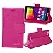 Miady BLU Advance 5.0 case, PU Leather Magnetic Folio Wallet Case ONLY for BLU Advance 5.0 Phone - Rose Red