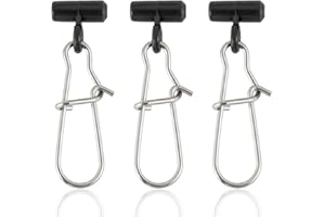 Ludnsghsjk Sinker Weight Slider Line Slide Sleeve Swivel for Fishing, Sinker Slides, Duo Lock Snaps for Bottom for Fishing Fi