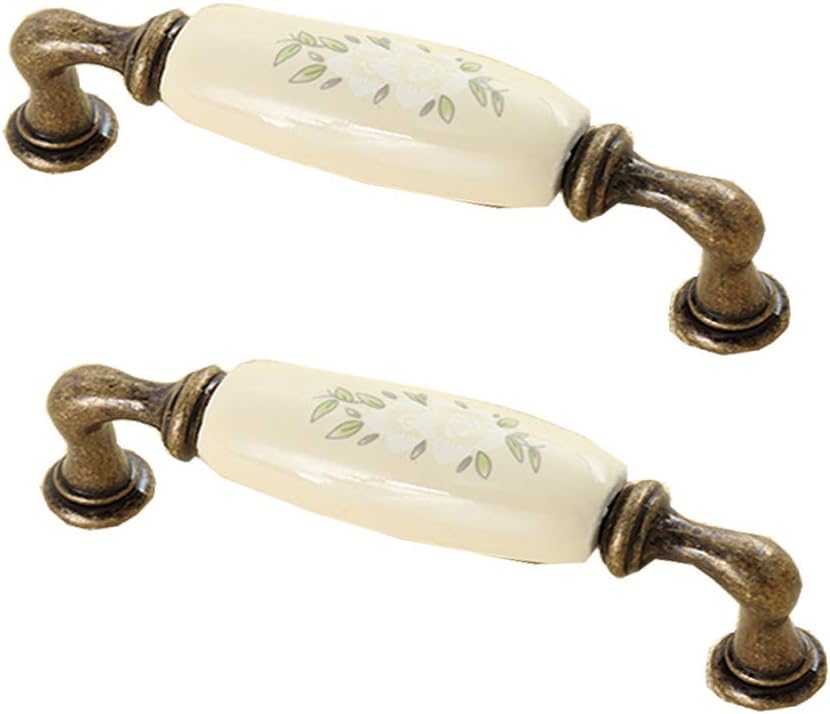 3.75 Ceramic Dresser Pulls Drawer Pull Porcelain Door Pulls konbs Furniture Hardware