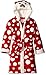 Petit Lem Girls' Holiday Pug Polka Dot Robe