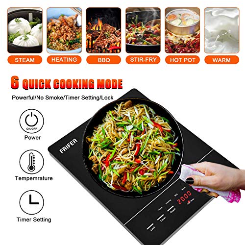Frifer Builtin Induction Ceramic Hob, 220V Burner Touch Control