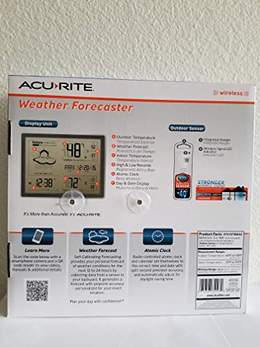 AcuRite Weather Station with Clock & Wireless Sensor - Image 2