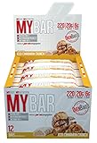 Pro Supps Mybar Oven Baked Only 6G Sugar Healthy On-The-Go Snack Protein Bar, New Iced Cinnamon, 12 Count