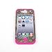 JUSTING@Apple iPhone 5C 3-piece Triple Layer Hybrid Real Tree Camo Hybrid Hard Case Cover (Hot Pink)