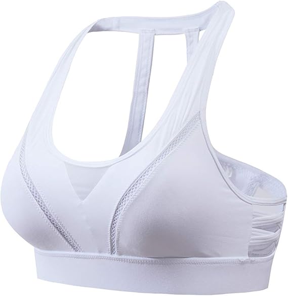 Women's High Impact Wirefree Sports Bra HookandEye Closure Workout