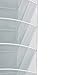 Klickpick Office 8 Sections Hanging Files Wall Mounted Metal Mesh File Document Organizer Magazine Holder Rack Organizer Racks Multipurpose Use to Display Files, Magazine, Newspapers- White