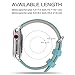 Fullmosa Straps Compatible with Apple Watch Strap 38mm 40m 41mm, Leather Watch Band Compatible with iWatch Series 7 SE 6 5 4 3 2 1, 38mm 40mm 41mmSky Blue
