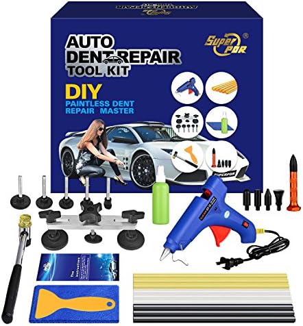 AUTOPDR Pops a Dent Puller Car Body Painless Dent Repair Tools Equipment with PDR Glue Sticks DC12V Car Charge Glue Gun for Car Hail Damage Remover Devices