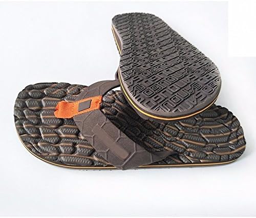 Men's slippers, summer man word drag, anti-skid beach shoes pinch toes,Picture color Asia size 44 XXCWN