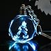 Dragon Ball Dragonball Z Son Super Saiyajin Goku Crystal Key Chain LED Pendant