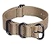 Ritche Christmas Gift 22mm Light Tan Military Ballistic Nylon Strap With Black Heavy Buckle Compatible with Timex weekender watch band, White Elephant Gifts, Stocking Stuffers for Men