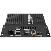 HaiweiTech HSD-101 H.265 H.264 1080P 60FPS Video Audio Decoder SRT HTTP RTSP RTMP UDP HLS to HD 3G SDI Converter IP Streaming to HD-SDI 3G-SDI Decoder for Decoding SDI Video Encoder and IP Camera