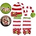 NUOLUX Costume Photography Props Crochet Hat and Clothes for Baby on Christmas Day
