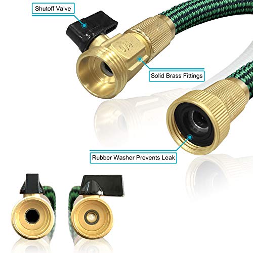TheFitLife Flexible and Expandable Garden Hose 13Layer Latex Water