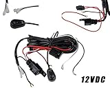 Rogue® Off Road ATV/Jeep LED Light Bar Wiring Harness Kit - 40 Amp Relay ON/OFF Switch