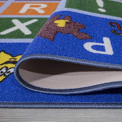 Ottomanson Jenny Collection Children's Educational Alphabet Kid's Room