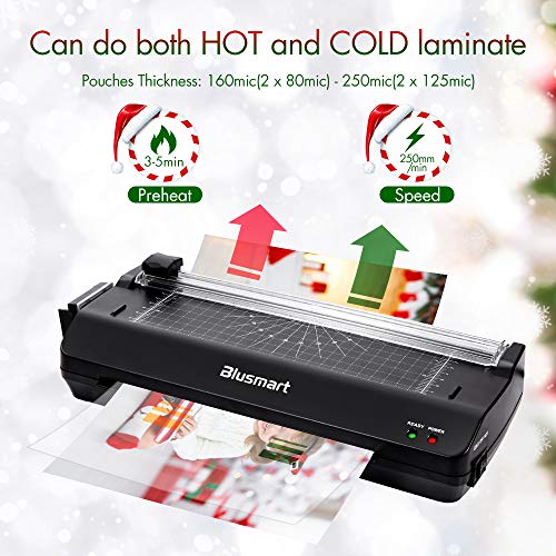 13 inches Laminator, Blusmart Multiple Function A3 Laminator with 25