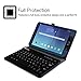 Fintie Keyboard Case for Samsung Galaxy Tab E 8.0, Slim Fit Folio PU Leather Case with Detachable Magnetical Bluetooth Keyboard for Galaxy Tab E 32GB SM-T378/Tab E 8.0 SM-T375/T377, Navy