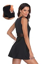 PCGAGA Women's Tennis Dress with Separate Shorts