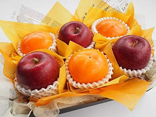 Amazon フルーツショップ青木 柿 りんごフルーツセット 果物 詰め合わせ 内祝 御誕生日 プレゼント お歳暮 季節の贈り物 アオキ フルーツオンライン 果物セット 通販