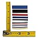 Whatnot Widgets 600 pc 2:1 Heat Shrink Tubing Wrap Kit 27 Total Meters - 6 Sizes 5 Colors - Free Plastic Storage Case - Includes Black Green Yellow Blue Red Color Thin Wall Wire Connector Tube