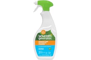 Seventh Generation Disinfecting Bathroom Cleaner - Lemongrass Thyme - Case of 8-26 Fl Oz.