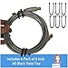 EliteTechGear Twist Ties For Organizing Your Gear 6-Pack 6 Inch (Black)