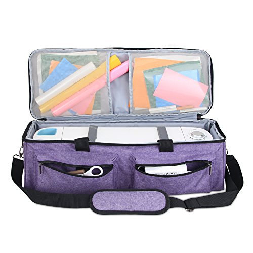 image for Luxja Carrying Bag Compatible with Cricut Explore Air and Maker, Tote 
