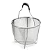 Polder 8 inch Strainer and Steamer Insert Basket, Stainless Steel, Perfect for Cooking Vegetables, Pasta and more