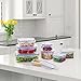 Deik Food Storage Containers, BPA-Free Plastic Food Container Set with Locking Lids-Keep Food Fresh with Airtight Seal, Safe for Dishwasher, Freezer, Microwave, 8-Piece Set, FDA Approved