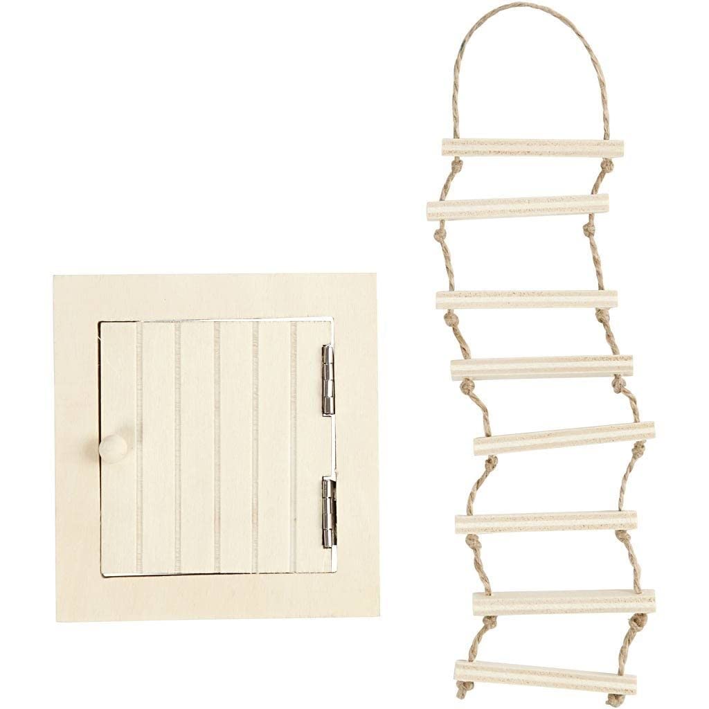 Attic Access Door and Rope Ladder