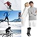 Heated Socks for Men and Women, Battery Powered Socks Heated for Men and Women to Keep You Warm All Day - Heated Ski Socks Women Must Have for Winter Weather - Patterns and Colors May Vary